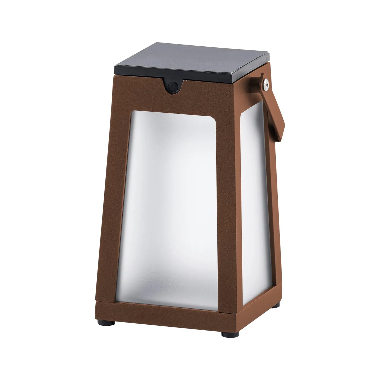 LED-Solarlaterne Tinka tragbar, corten