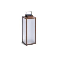 LED-Solarlaterne Tradition, corten, Höhe 65 cm