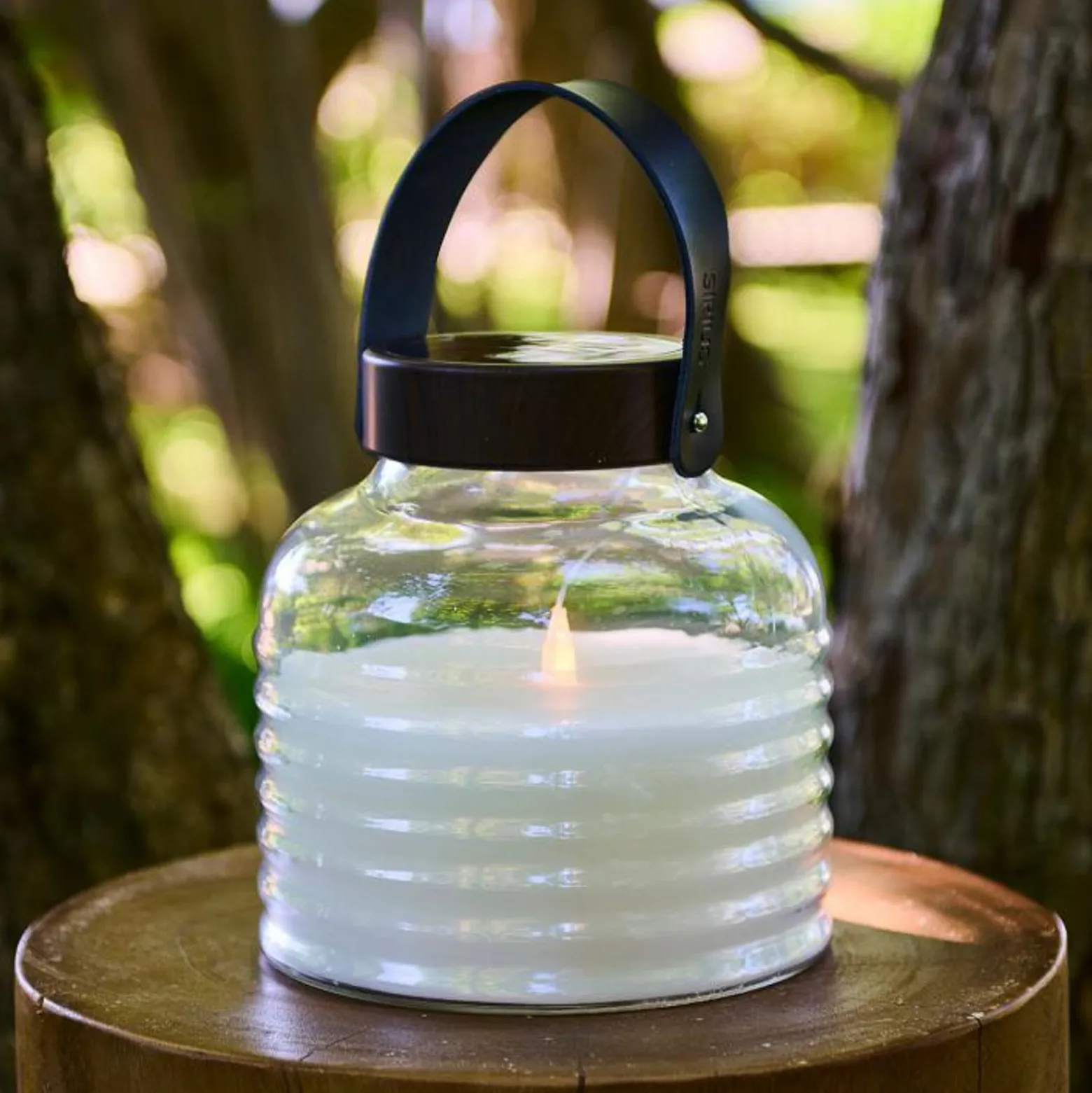 LED-Solarleuchte Aston Jar, Höhe 20 cm, klar/braun, IP44