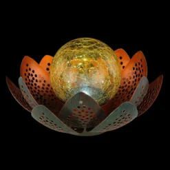LED-Solarleuchte 33655, Blüte, Ø 22 cm