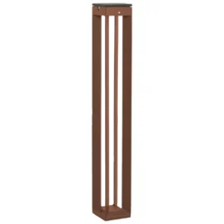 LED-Solarleuchte Borne mit Sensor, 90 cm, corten