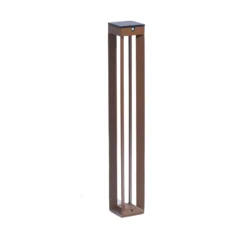 LED-Solarleuchte Borne mit Sensor, 90 cm, corten