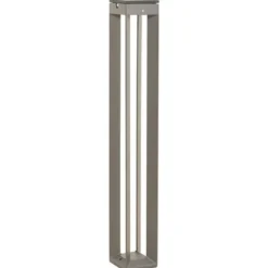 LED-Solarleuchte Borne mit Sensor, 90 cm, grau