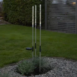 LED-Solarleuchte Bubbly im 3er-Set, warmweiß