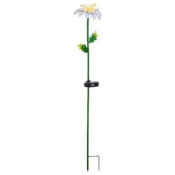LED-Solarleuchte Daisy in Gänseblümchenform