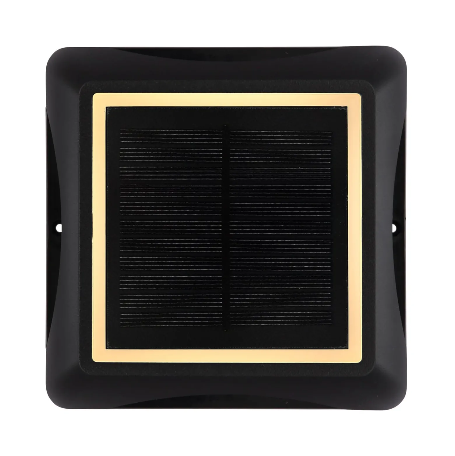 LED-Solarleuchte 36505, Erdspieß, Wandleuchte, schwarz, Alu