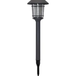 LED-Solarleuchte Filip in Graphit mit Erdspieß