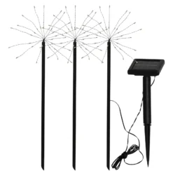 LED-Solarleuchte Firework im Set mit Erdspießen