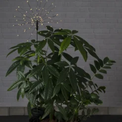 LED-Solarleuchte Firework mit Erdspieß, 100 cm