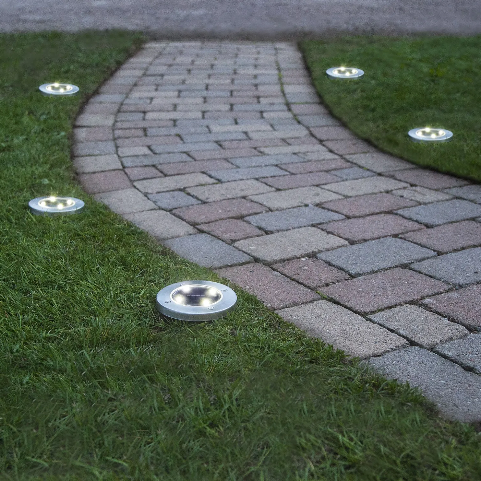 LED-Solarleuchte Lawnlight, mit Erdspieß