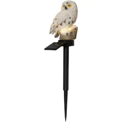LED-Solarleuchte Owl mit Erdspieß