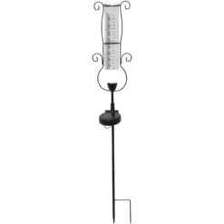 LED-Solarleuchte Pluvio mit Regenmesser