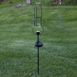 LED-Solarleuchte Pluvio mit Regenmesser