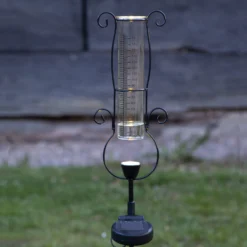 LED-Solarleuchte Pluvio mit Regenmesser