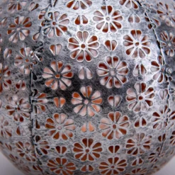 LED-Solarleuchte 52854, silber, Metall, 20 cm, IP44, 2er-Set