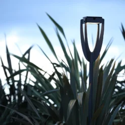 LED-Solarleuchte Tulip mit Erdspieß, anthrazit