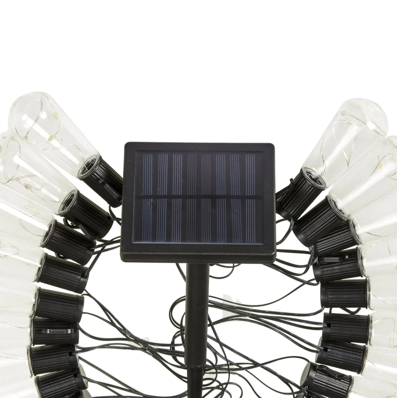 LED-Solar-Lichterkette DecoBulb, 20-flg., transparent, IP44