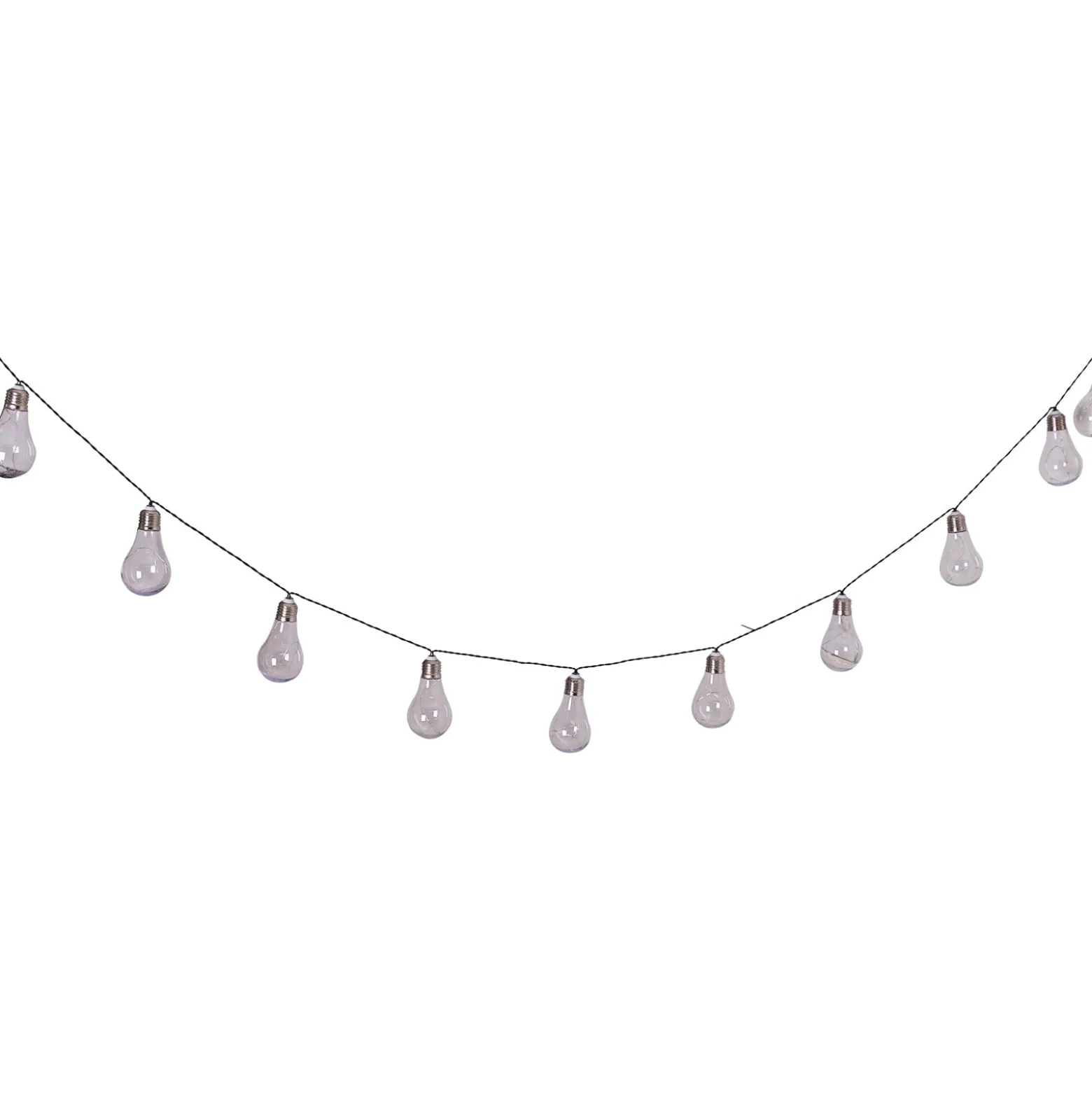 LED-Solar-Lichterkette Glühbirne, 10-flg.