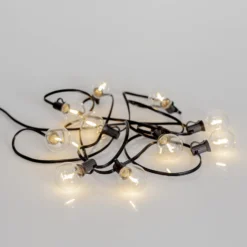 LED-Solar-Lichterkette Globe Mini, 10-flg., 270 cm, 3000K