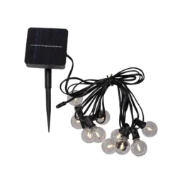 LED-Solar-Lichterkette Globe Mini, 10-flg., 270 cm, 3000K