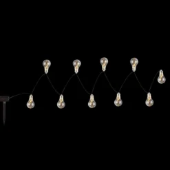LED-Solar-Lichterkette 33708-10 in Silber metallic