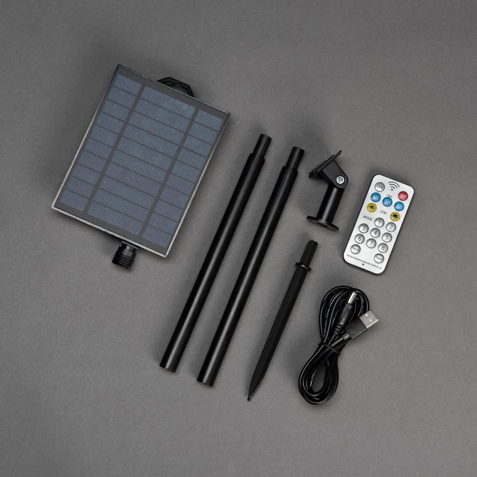 LED-Solar-Lichterkette Party, 4,2W, bernstein, IP44, 1800K