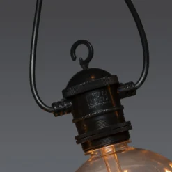LED-Solar-Lichterkette Party, 7W, bernstein, IP44, 1800K