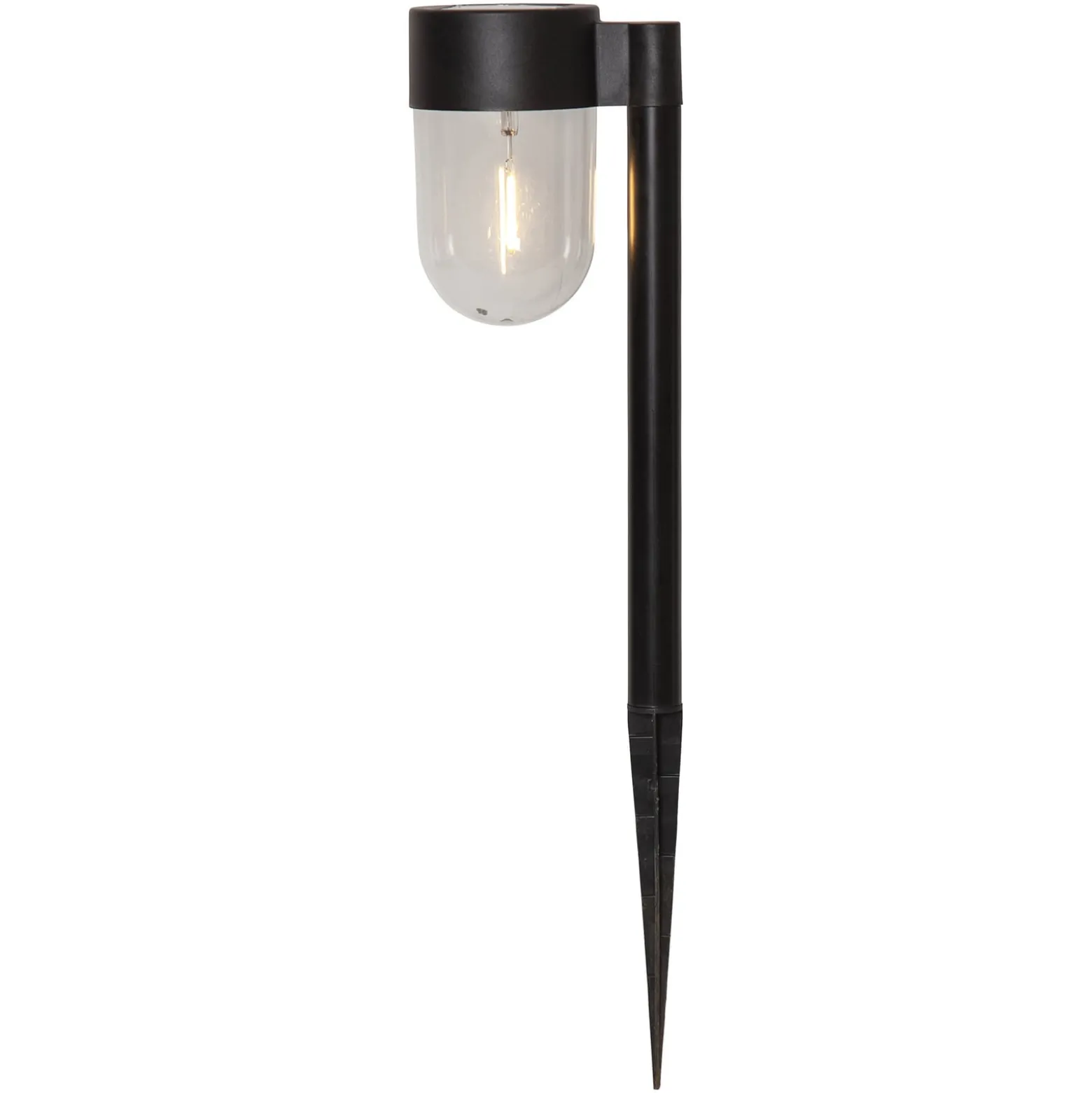 LED-Solarsockelleuchte Cupola im 2er-Set