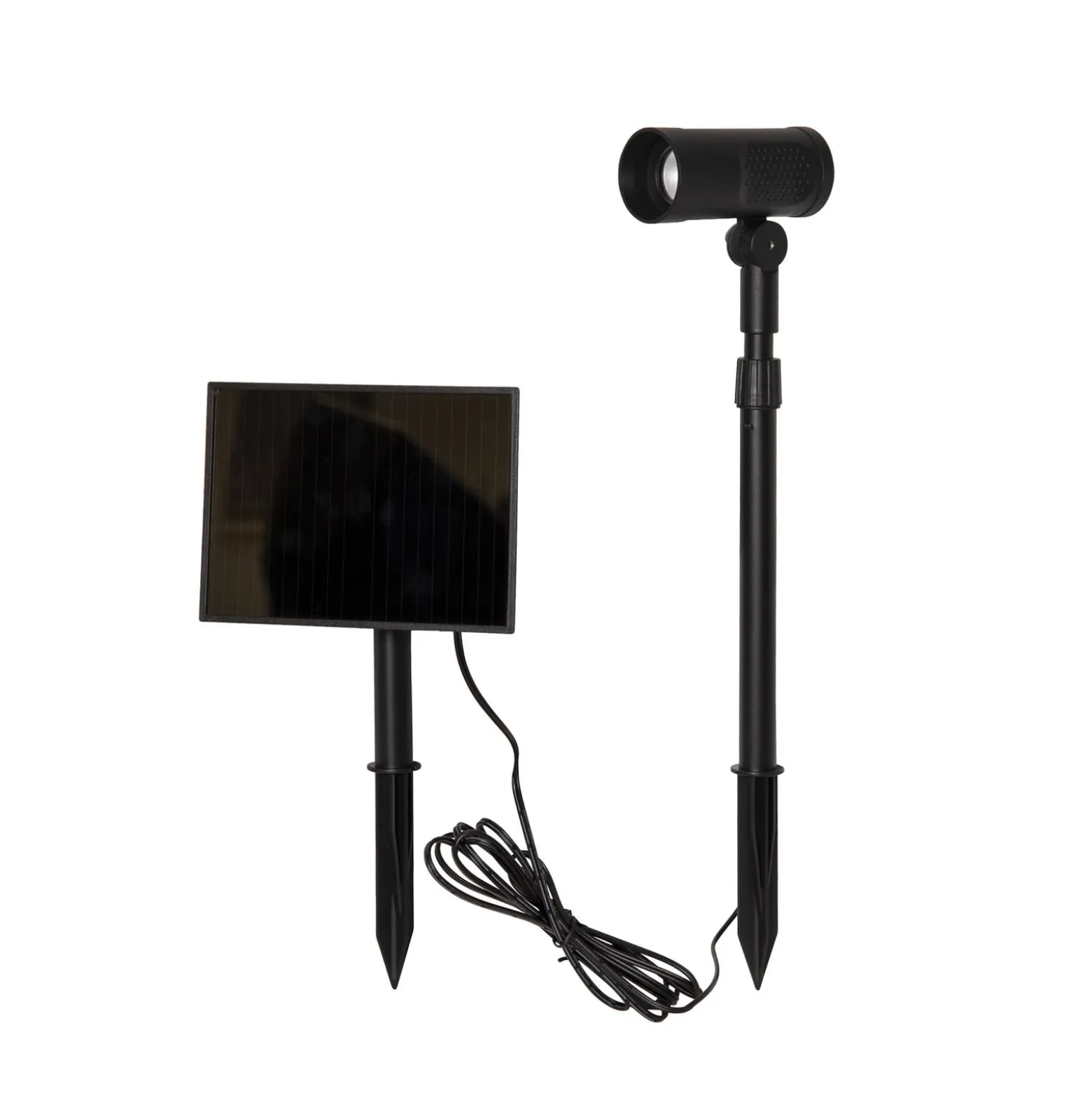 LED-Solar-Spot Powerspot 53cm, 250lm, schwarz, Erdspieß