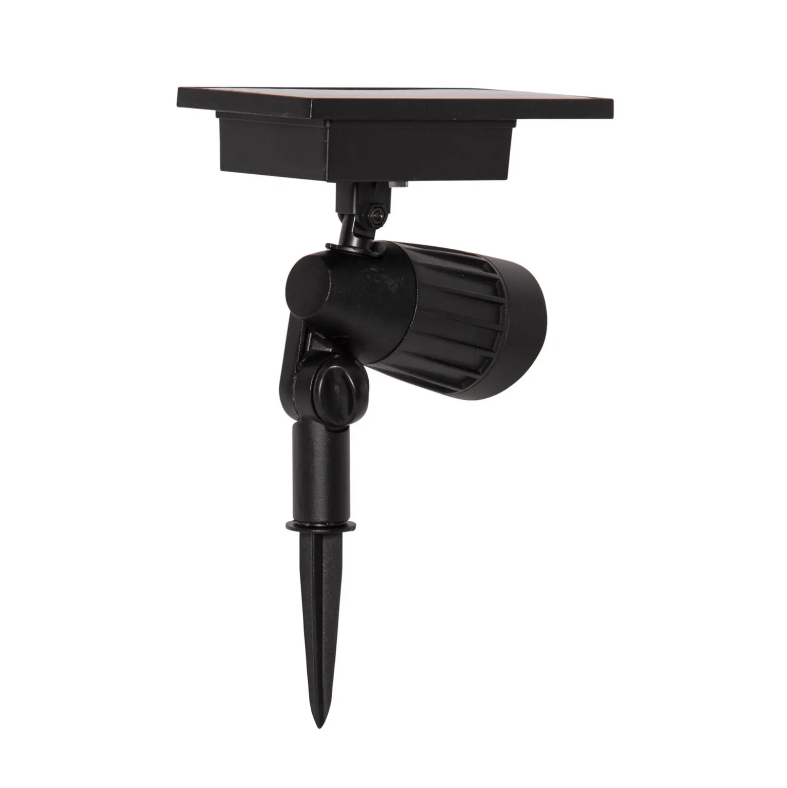 LED-Solar-Spot Powerspot 19cm RGBW, 80lm, schwarz, Erdspieß