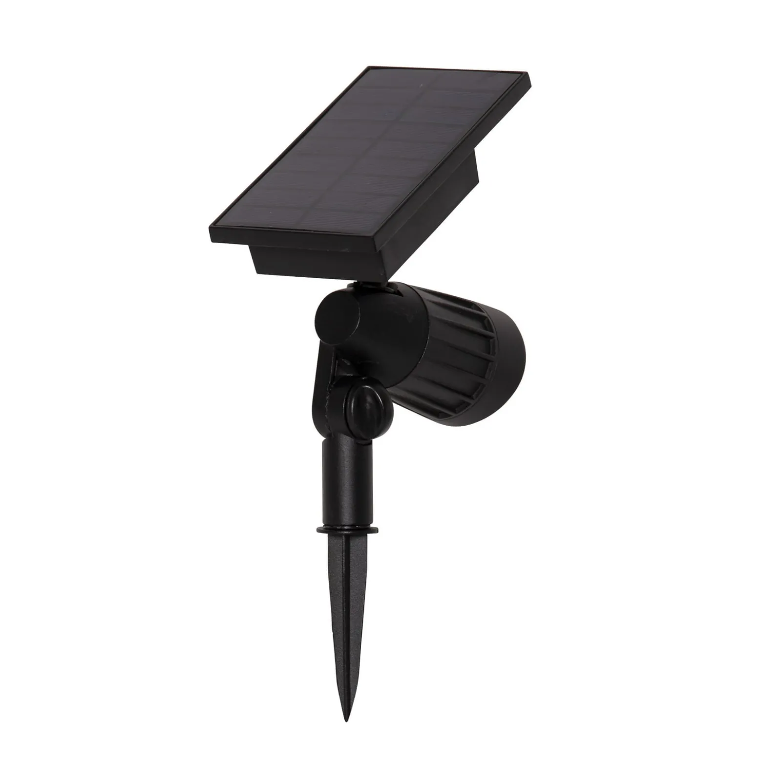 LED-Solar-Spot Powerspot 19cm RGBW, 80lm, schwarz, Erdspieß