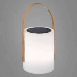 LED-Solartischleuchte Bari mit RGB-Farbwechsel