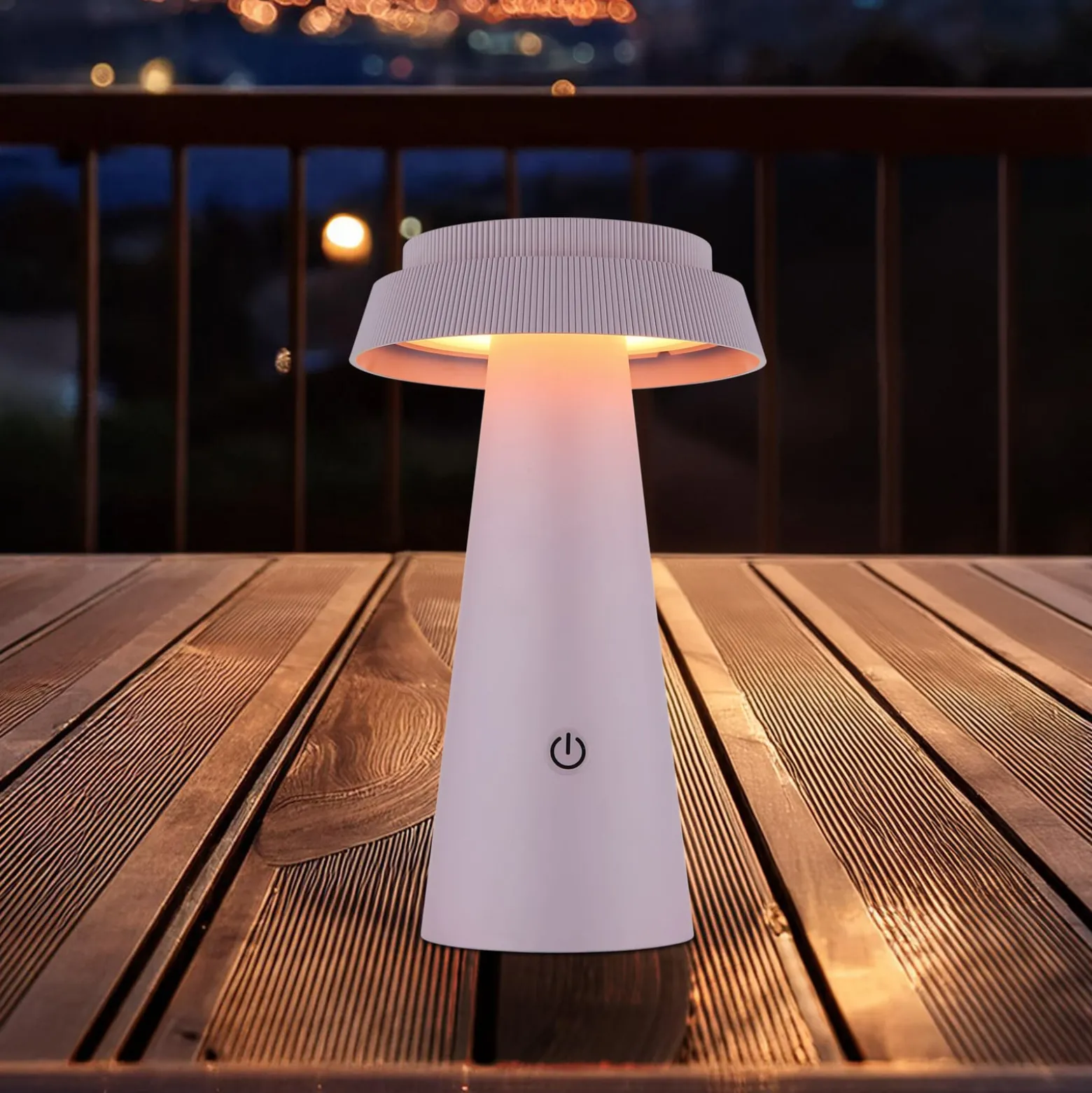 LED-Solar-Tischleuchte 36624, pink, Akku, CCT, IP54, dimmbar