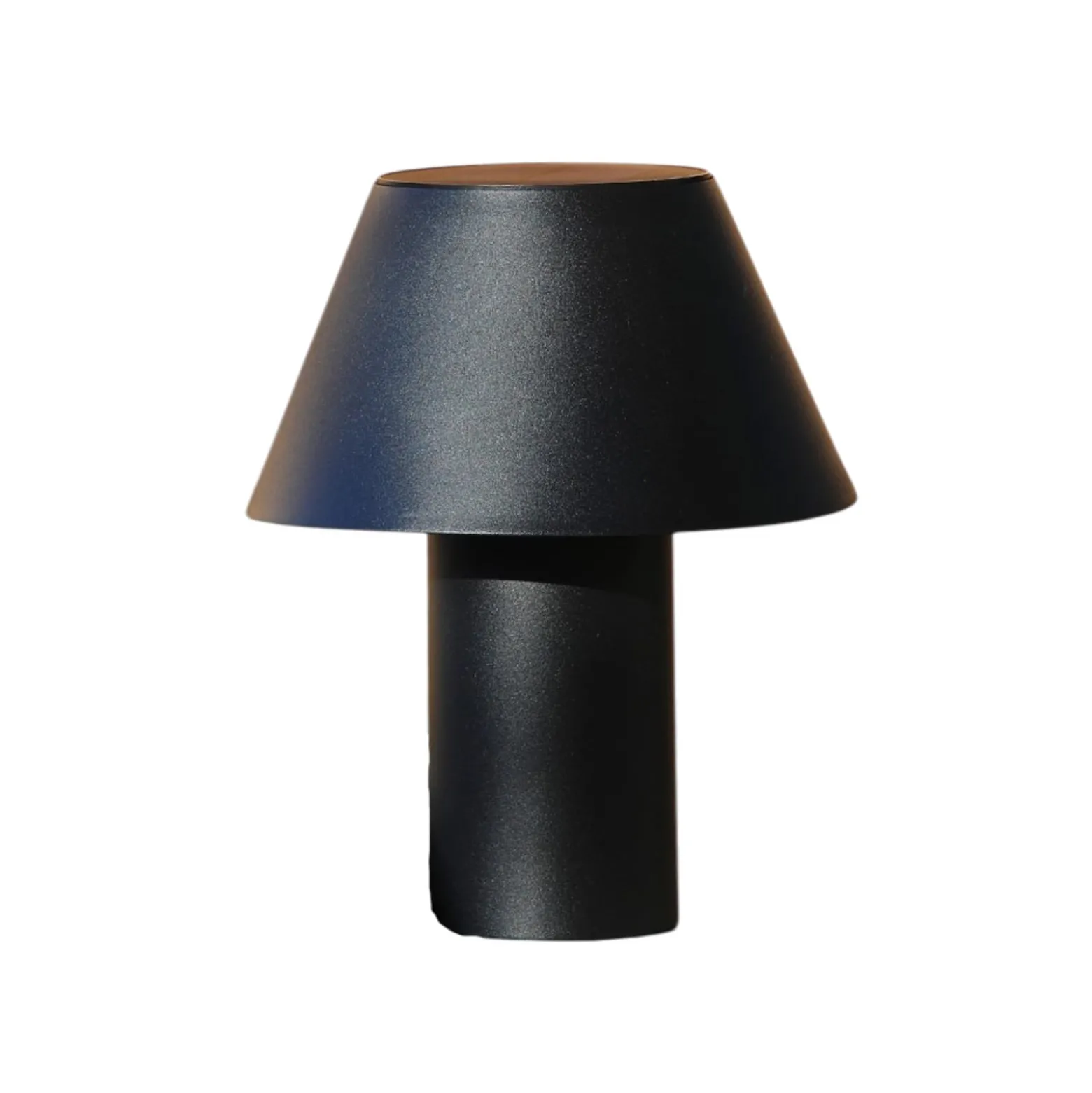 LED-Solar-Tischleuchte Vivo, schwarz, IP44, Höhe 30 cm, dim.
