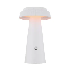 LED-Solar-Tischleuchte 36624, weiß, Akku, CCT, IP54, dimmbar