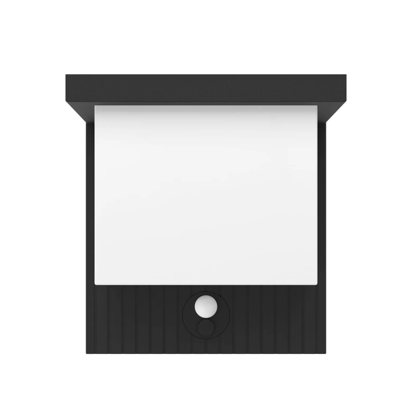 LED-Solarwandlampe Frigento schwarz Höhe 15 cm, Sensor