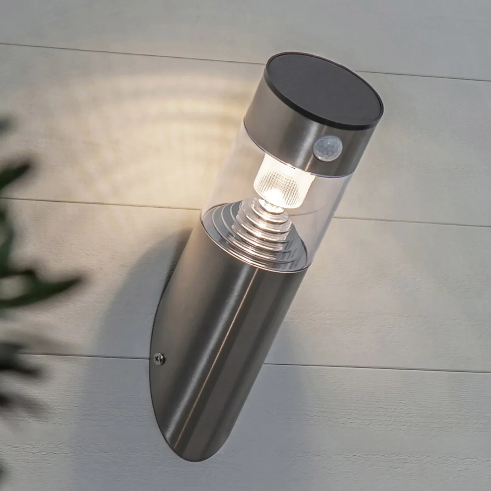 LED-Solarwandleuchte Marbella mit Bewegungssensor