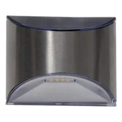 LED-Solarwandleuchte Wally, silber, 2er-Set