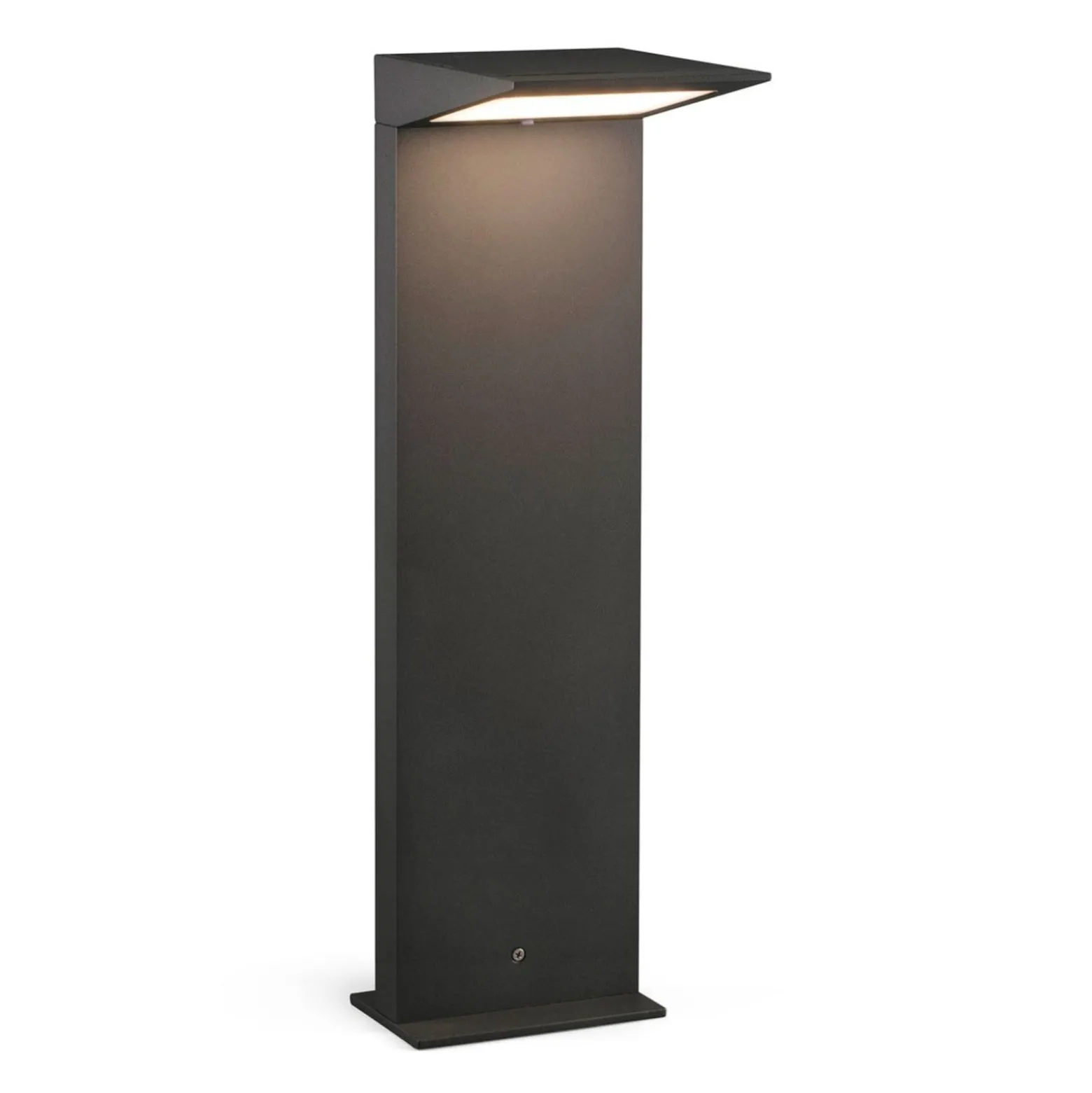 LED-Solarwegeleuchte Soleil, anthrazit, Metall, IP54, Sensor