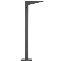 LED-Solarwegeleuchte Soleil, anthrazit, Metall, IP54, Sensor