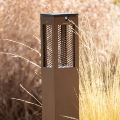 LED-Solar-Wegeleuchte Tradition Sensor Corten 90cm