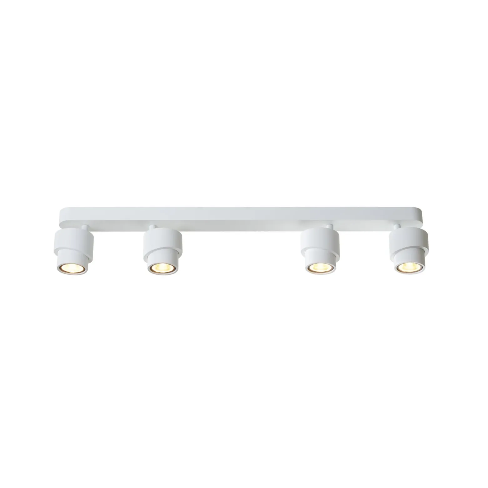 LED-Strahler BRUSH, weiß, 70 cm, 4-flg. Metall, dim, 2.700 K