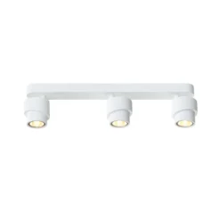 LED-Strahler BRUSH, weiß, 50 cm, 3-flg. Metall, dim, 2.700 K