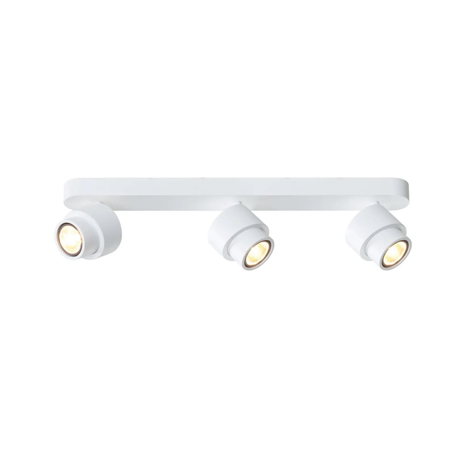 LED-Strahler BRUSH, weiß, 50 cm, 3-flg. Metall, dim, 2.700 K
