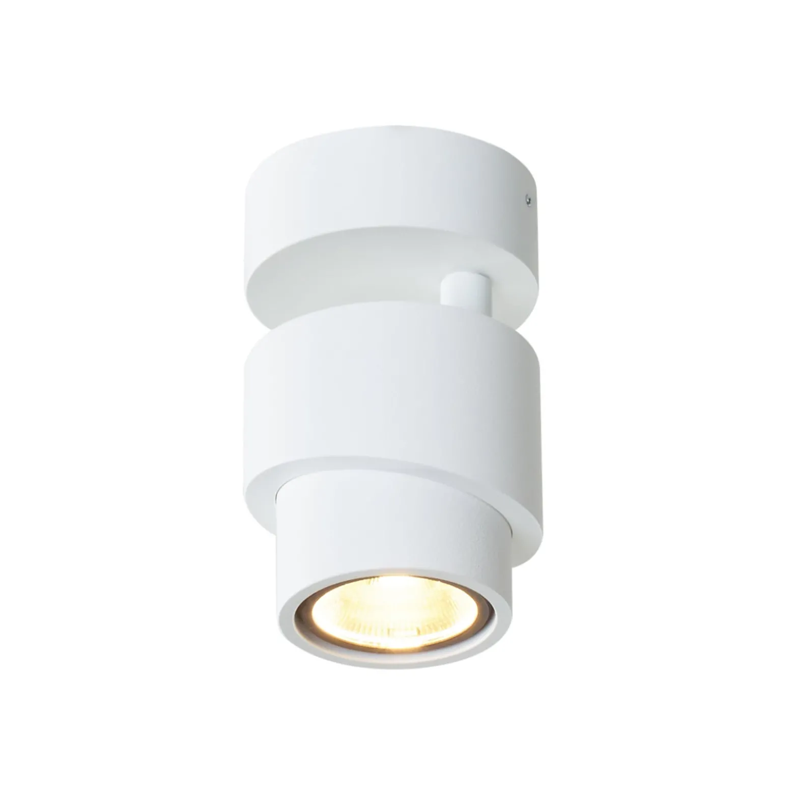 LED-Strahler BRUSH, weiß, Ø 7 cm, Metall, dimmbar, 2.700 K