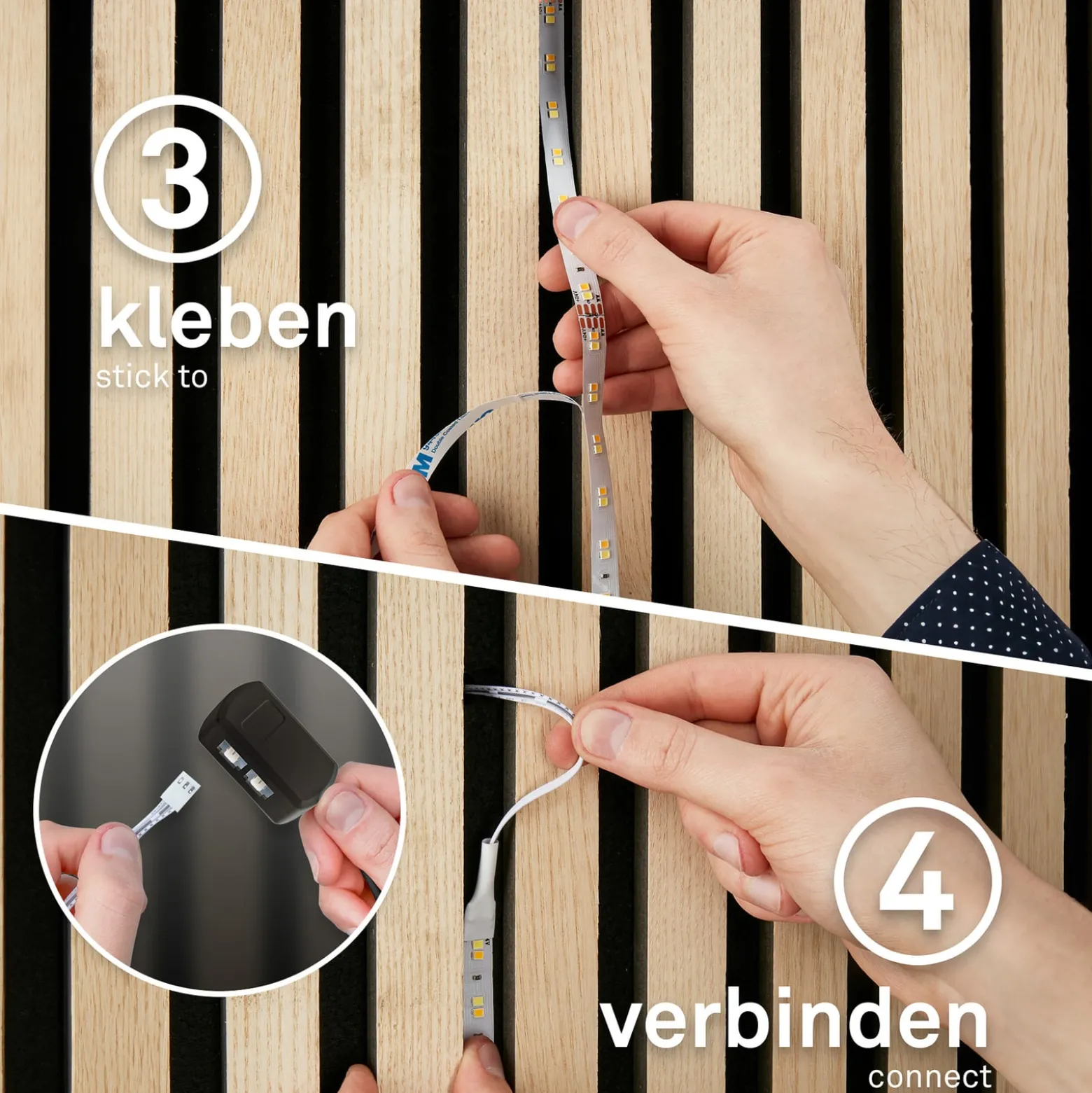 LED-Stripe Pimp your panel, Starterset, CCT, Länge 2,6 m
