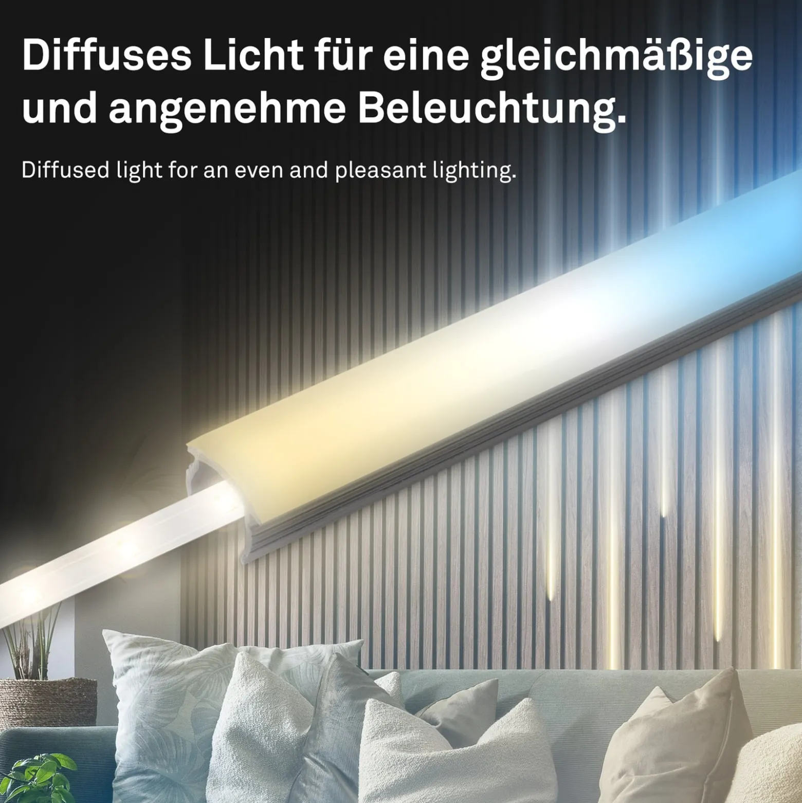 LED-Stripe Pimp your panel, Starterset, CCT, Länge 2,6 m