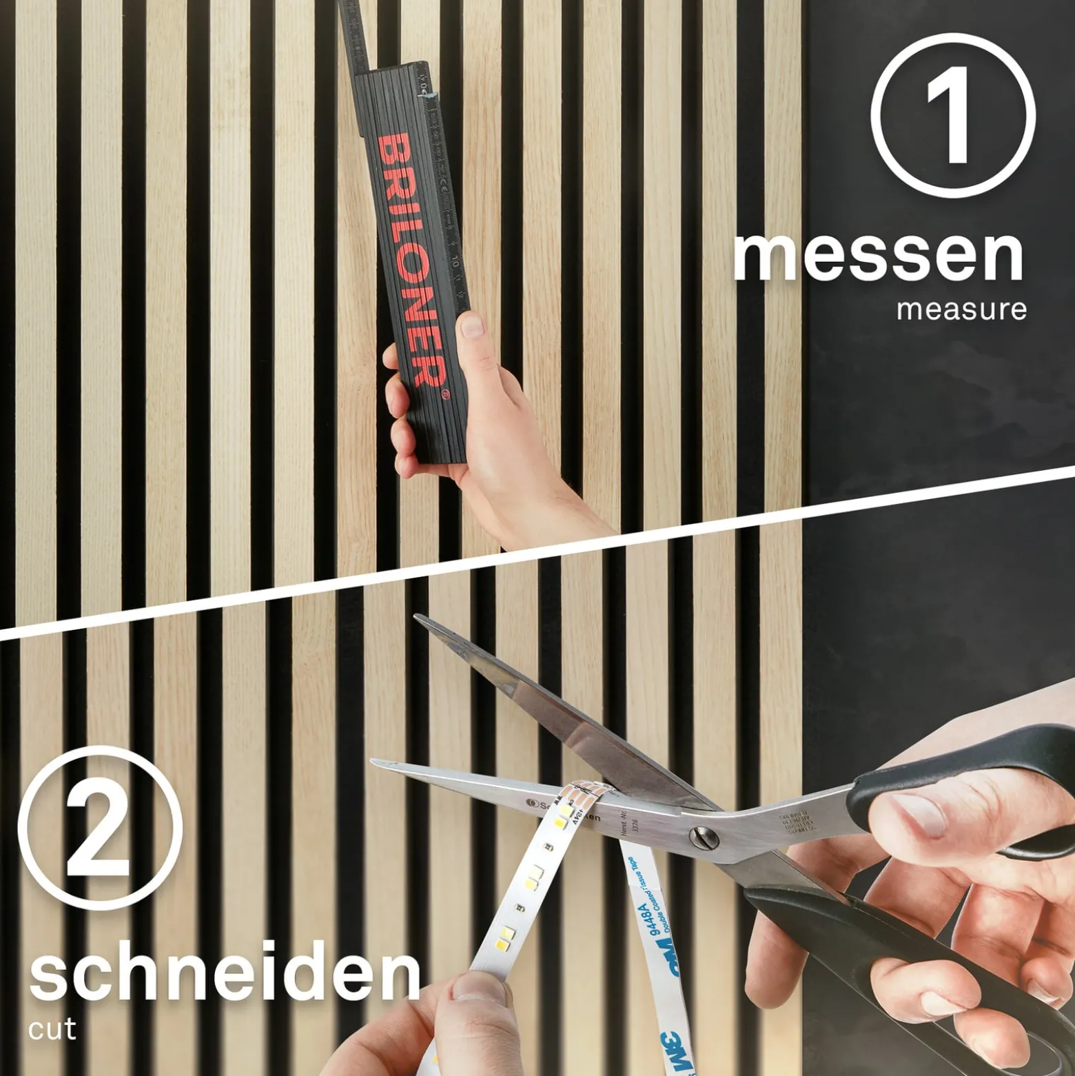 LED-Stripe Pimp your panel, Starterset, CCT, Länge 2,6 m