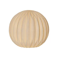 LED-Terrassenleuchte Sandy, Ø 30 cm weiß Kunststoff Batterie
