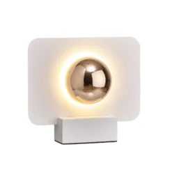LED-Tischleuchte Alba, indirekte Lichtwirkung, weiß